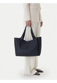 DKNY Torebka R43AYG32 Granatowy. Kolor: niebieski. Materiał: skórzane #1