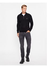 Guess Sweter M3BR47 Z39B0 Czarny Regular Fit. Kolor: czarny. Materiał: syntetyk, wiskoza #3