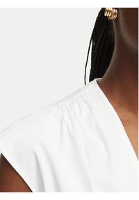 Marella Bluzka Bazar 2613161162 Biały Regular Fit. Kolor: biały. Materiał: bawełna #3