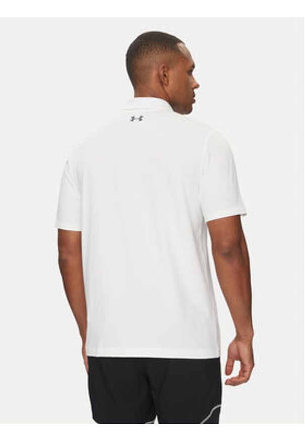 Under Armour Polo Matchplay 1377374 Biały Regular Fit. Typ kołnierza: polo. Kolor: biały. Materiał: syntetyk