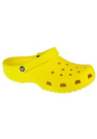 Klapki Crocs Classic U 10001-76M żółte. Kolor: żółty. Materiał: materiał. Styl: klasyczny #3