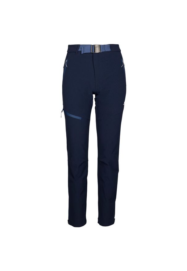 TRESPASS - Spodnie Damskie Szybkoschnący Bernia. Kolor: niebieski. Sezon: lato. Sport: turystyka piesza