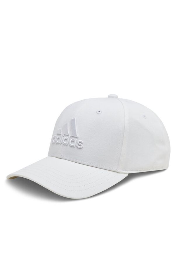 Adidas - adidas Czapka z daszkiem Big Tonal Logo Baseball Cap IR7902 Biały. Kolor: biały. Materiał: materiał