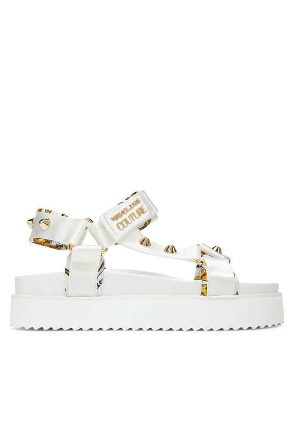 Sandały Versace Jeans Couture. Kolor: biały