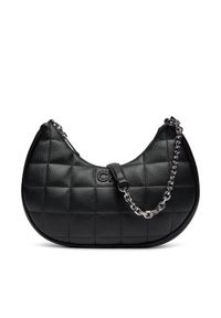 Calvin Klein Torebka Square Quilt Chain Shoulder Bag K60K612018 Czarny. Kolor: czarny. Materiał: skórzane #1