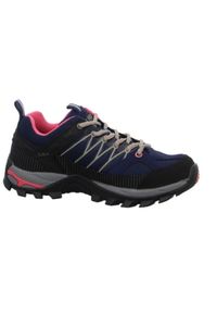 Buty trekkingowe damskie CMP Rigel Low. Zapięcie: sznurówki. Kolor: wielokolorowy, czarny. Materiał: materiał, skóra, syntetyk. Szerokość cholewki: normalna