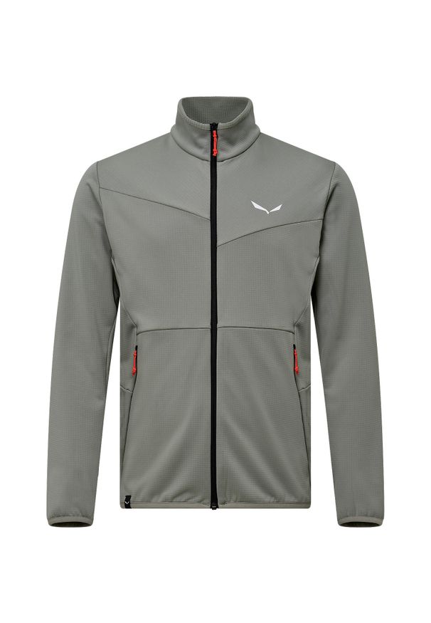 Salewa - Bluza trekkingowa męska Puez Cammino PL. Kolor: szary. Materiał: materiał