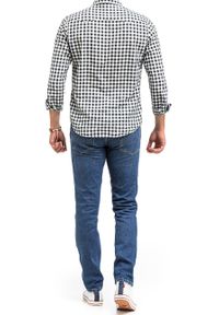 Wrangler - WRANGLER TEXAS SLIM MĘSKIE SPODNIE JEANSOWE BRUISED BLUE W12SKN32M 112144753