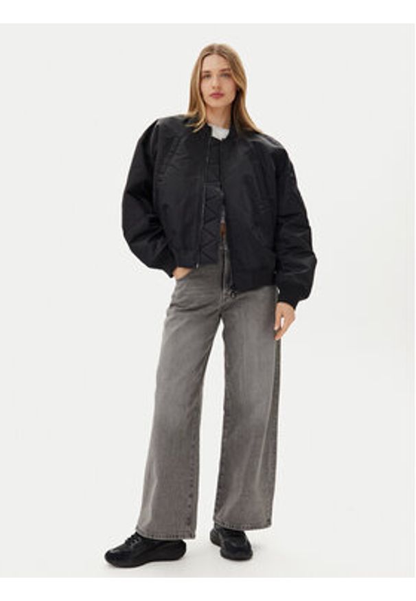 G-Star RAW - G-Star Raw Kurtka bomber Macro D25989-C143 Czarny Oversize. Kolor: czarny. Materiał: syntetyk