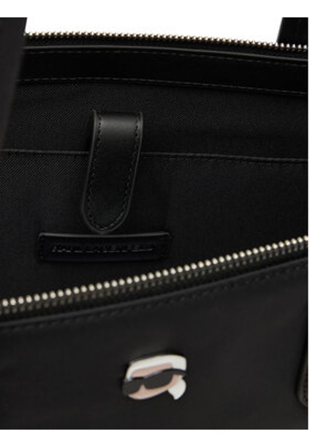 Karl Lagerfeld - KARL LAGERFELD Torebka A3W30117 Czarny. Kolor: czarny. Materiał: skórzane