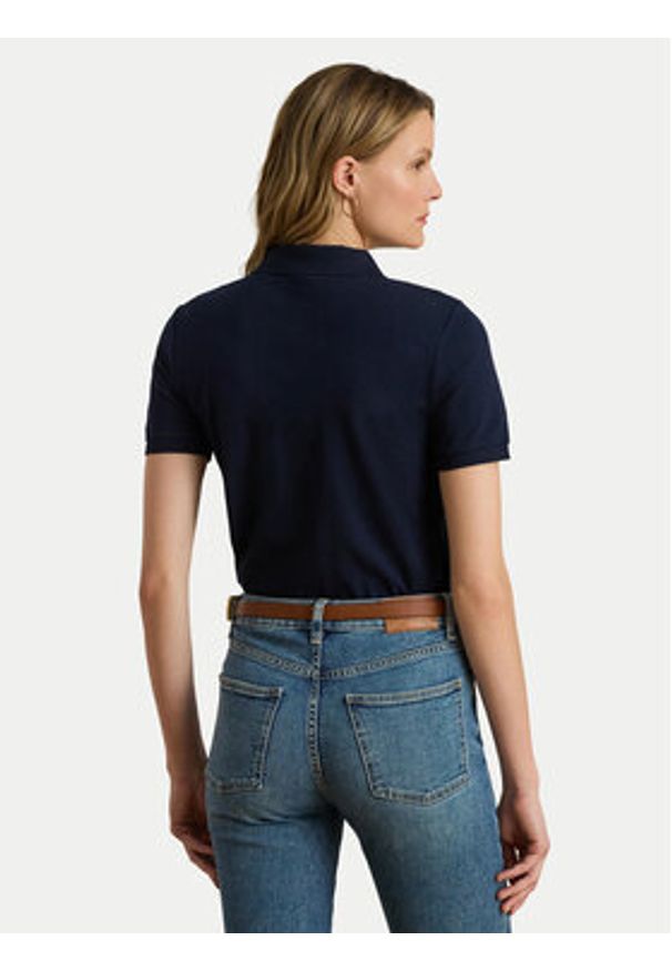 Lauren Ralph Lauren - LAUREN RALPH LAUREN Polo 200679219028 Granatowy Regular Fit. Typ kołnierza: polo. Kolor: niebieski. Materiał: bawełna