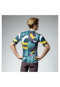 ALÉ CYCLING - Koszulka rowerowa męska Alé Cycling PR-E Games. Kolor: żółty, wielokolorowy, fioletowy