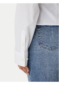 Guess Jeans Koszula W6RH66 WH7P1 Biały Regular Fit. Kolor: biały. Materiał: bawełna #4