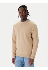 Tommy Jeans Bluza DM0DM20741 Beżowy Regular Fit. Kolor: beżowy. Materiał: bawełna #1