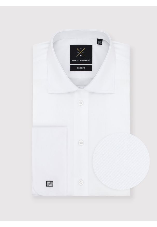 Pako Lorente - PAKO LORENTE – Koszula męska EMAHO P000B-1X-576-B. Materiał: bawełna. Długość rękawa: długi rękaw. Długość: długie. Wzór: gładki. Styl: elegancki