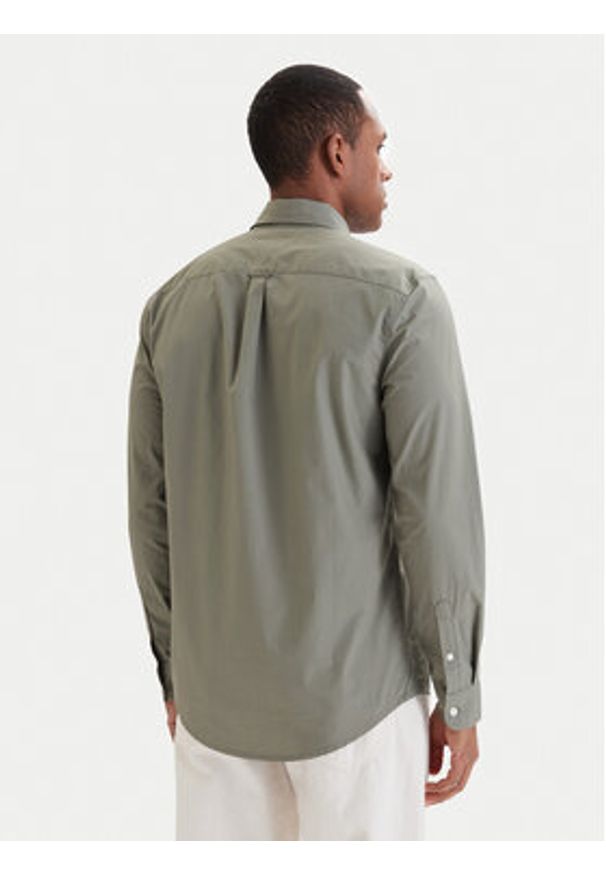 Tommy Jeans Koszula DM0DM22026 Zielony Regular Fit. Kolor: zielony. Materiał: bawełna