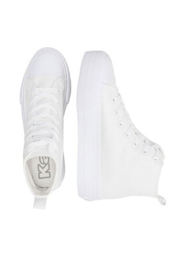 Kappa Trampki VISKA OC 243208OC-1010 Biały. Kolor: biały. Materiał: materiał