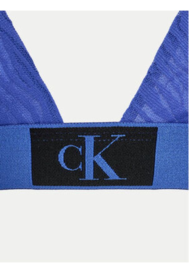 Calvin Klein Underwear Biustonosz braletka 000QF7377E Niebieski. Kolor: niebieski. Materiał: syntetyk