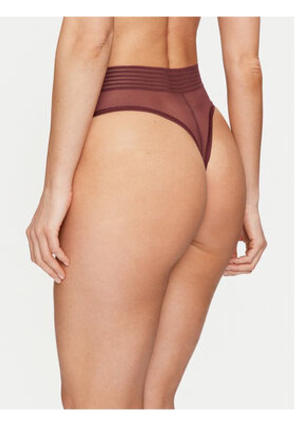 Triumph Komplet 2 par stringów Tempting Sheer 10218590 Brązowy. Kolor: brązowy. Materiał: syntetyk
