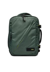 AMERICAN TOURISTER - American Tourister Plecak Take2Cabin 150909-1257-1CNU Zielony. Kolor: zielony. Materiał: materiał