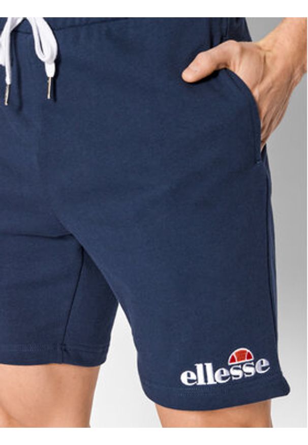 Ellesse Szorty sportowe Silvan SHF09162 Granatowy Regular Fit. Kolor: niebieski. Materiał: bawełna. Styl: sportowy