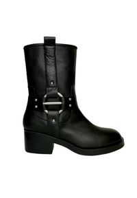 Karl Lagerfeld - KARL LAGERFELD Czarne botki Brooklyn, Rozmiar 37. Kolor: czarny #4