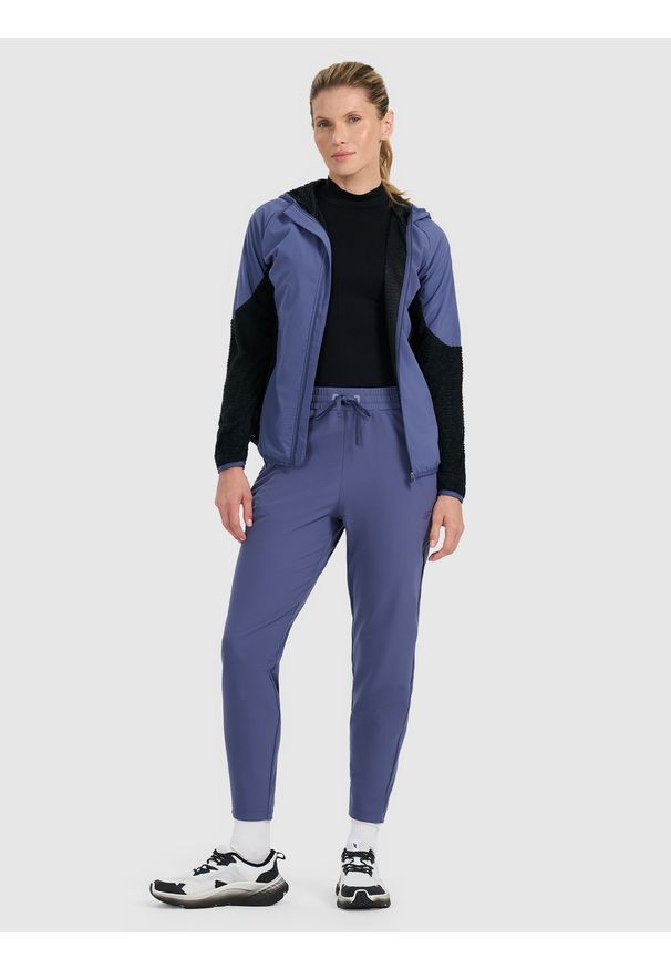 4f - 4F Bluza do biegania w terenie Primaloft Active damska - granatowa L. Kolor: niebieski. Materiał: materiał
