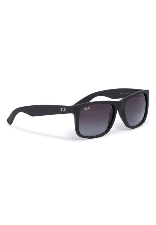 Ray-Ban Okulary przeciwsłoneczne Justin Classic 0RB4165 601/8G Czarny. Kolor: czarny. Materiał: syntetyk