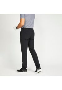 INESIS - Spodnie do golfa męskie Inesis WW500. Kolor: czarny. Materiał: skóra, elastan, poliester, materiał. Sport: golf