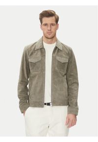Serge Pariente Kurtka skórzana Cred Szary Regular Fit. Kolor: szary. Materiał: skóra #1