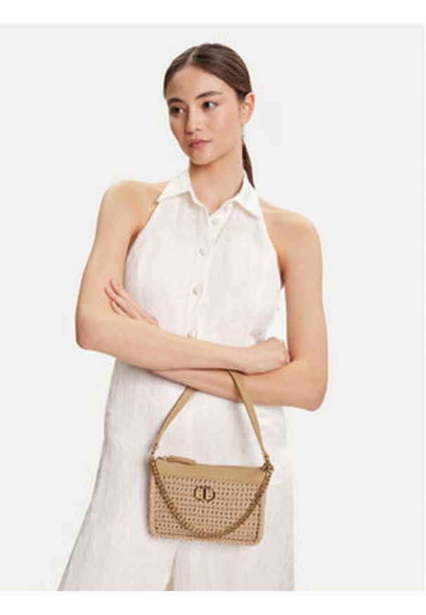 TwinSet - TWINSET Torebka 251TD8113 Beżowy. Kolor: beżowy