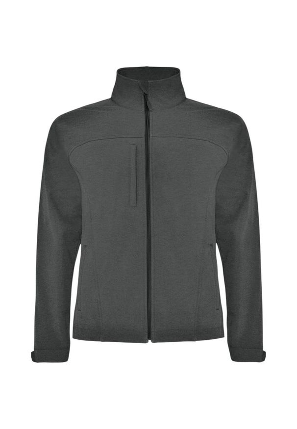 ROLY - Męska Kurtka Soft Shell Rudolph. Kolor: szary, niebieski, wielokolorowy. Sport: turystyka piesza