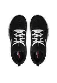 skechers - Skechers Sneakersy Get Connected 12615/BKW Czarny. Kolor: czarny. Materiał: materiał #4