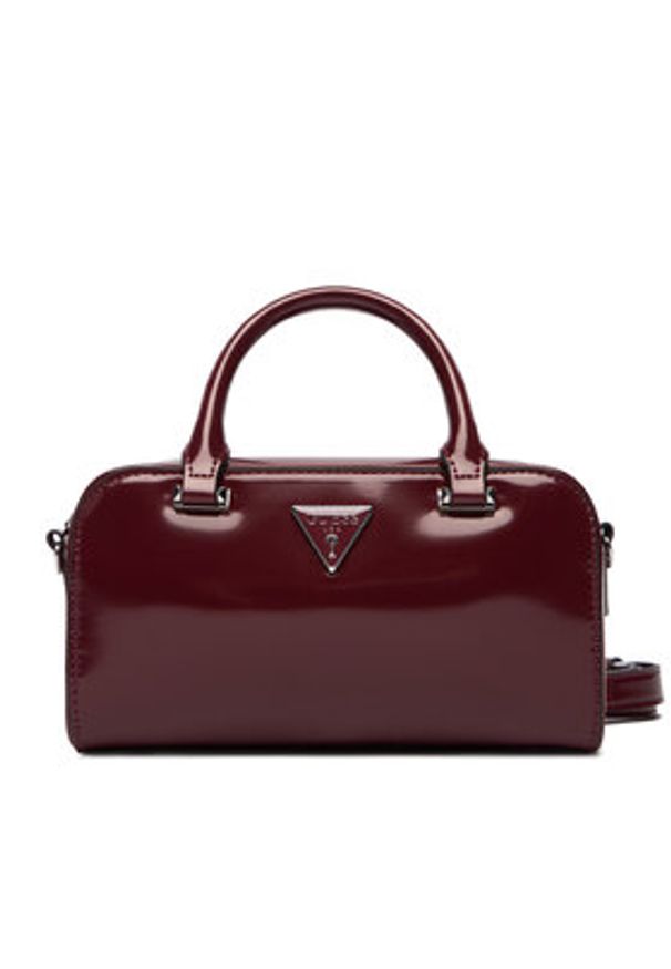 Guess Torebka Arnela Mini HWNY94 96740 Bordowy. Kolor: czerwony. Materiał: skórzane