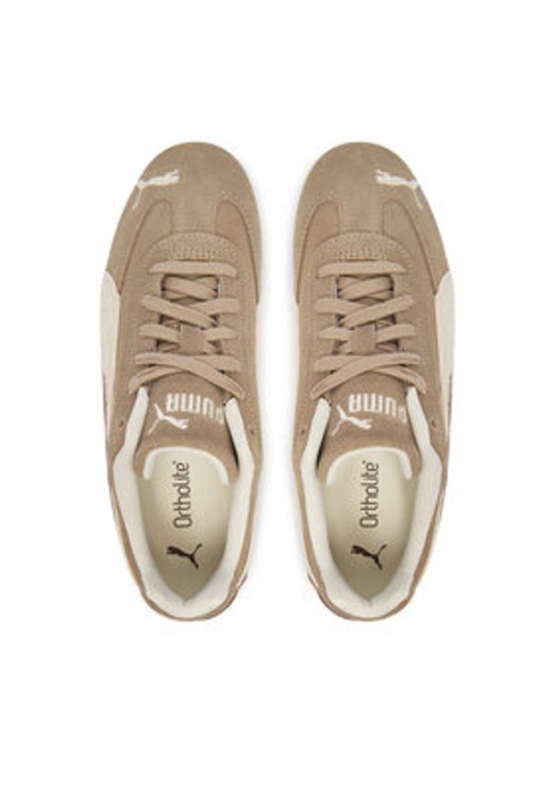 Puma Sneakersy Speedcat Elevated Wns 403619 02 Beżowy. Kolor: beżowy. Materiał: skóra, zamsz
