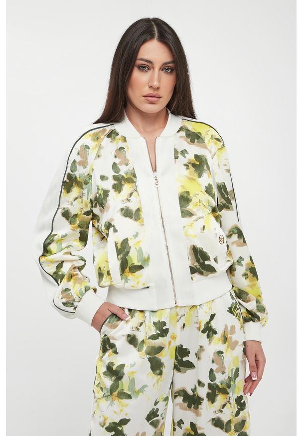 Liu Jo - Kurtka damska dwustronna ze wzorem LIU JO