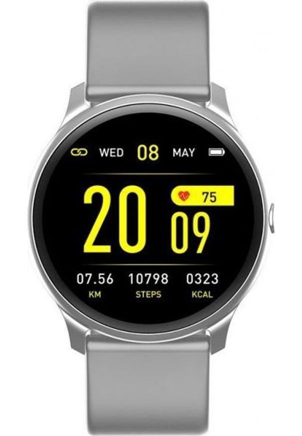 Smartwatch Gino Rossi SW010-9 Szary. Rodzaj zegarka: smartwatch. Kolor: szary