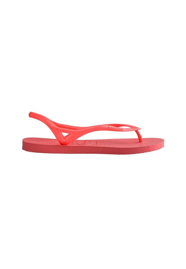 Havaianas - Sandały. Kolor: pomarańczowy. Materiał: materiał. Wzór: gładki. Obcas: na obcasie. Wysokość obcasa: niski