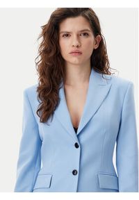 Hugo - HUGO Marynarka Asmalla 50540787 Błękitny Slim Fit. Kolor: niebieski. Materiał: syntetyk #5