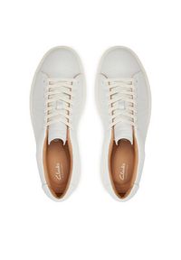 Clarks Sneakersy Craft Swift 26176134 Biały. Kolor: biały. Materiał: skóra #4