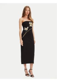 STAUD Sukienka koktajlowa Brooke R24F2171KP Czarny Slim Fit. Kolor: czarny. Materiał: wiskoza. Styl: wizytowy