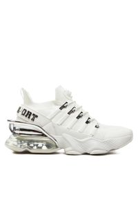 Plein Sport Sneakersy SADS USC0518 STE003N Biały. Kolor: biały. Materiał: materiał #1