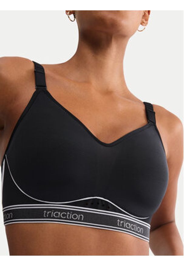Triumph Biustonosz sportowy Triaction Cardio Breeze 10226330 Czarny. Kolor: czarny. Materiał: syntetyk