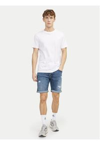 Jack & Jones - Jack&Jones Szorty jeansowe Rick 12250490 Niebieski Regular Fit. Kolor: niebieski. Materiał: bawełna #6