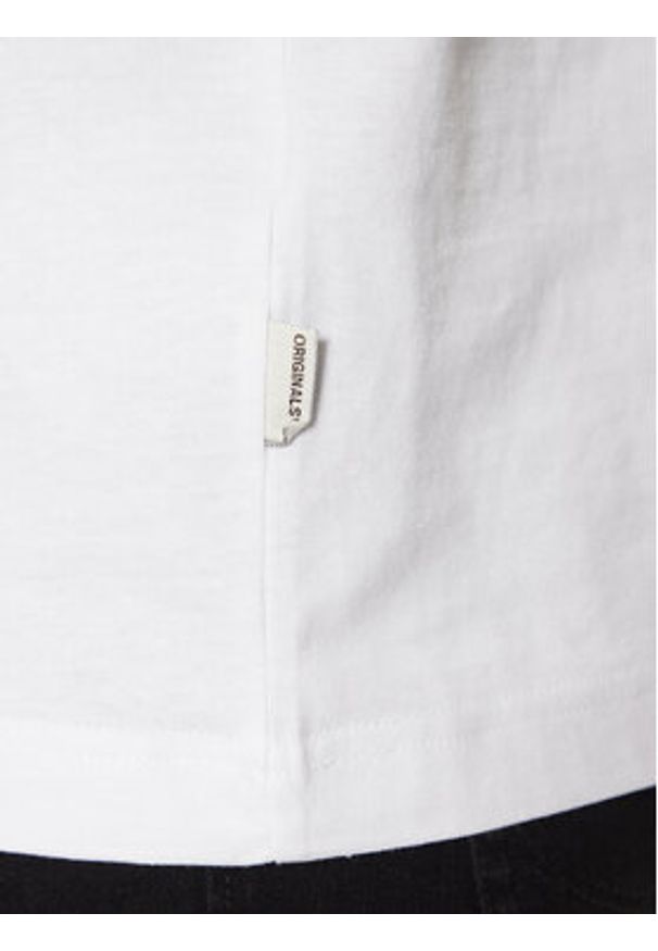 Jack & Jones - Jack&Jones T-Shirt Machester 12273549 Biały Relaxed Fit. Kolor: biały. Materiał: bawełna
