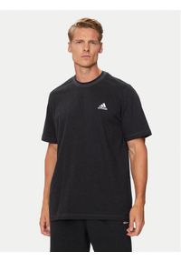 Adidas - adidas T-Shirt Seasonal Essentials IW6358 Czarny Regular Fit. Kolor: czarny. Materiał: bawełna #1