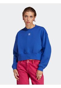 Adidas - adidas Bluza Adicolor Essentials Crew Sweatshirt IA6501 Niebieski Relaxed Fit. Kolor: niebieski. Materiał: bawełna