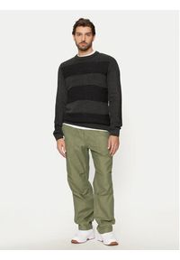 Jack & Jones - Jack&Jones Sweter Hugo 12258607 Czarny Regular Fit. Kolor: czarny. Materiał: bawełna #4