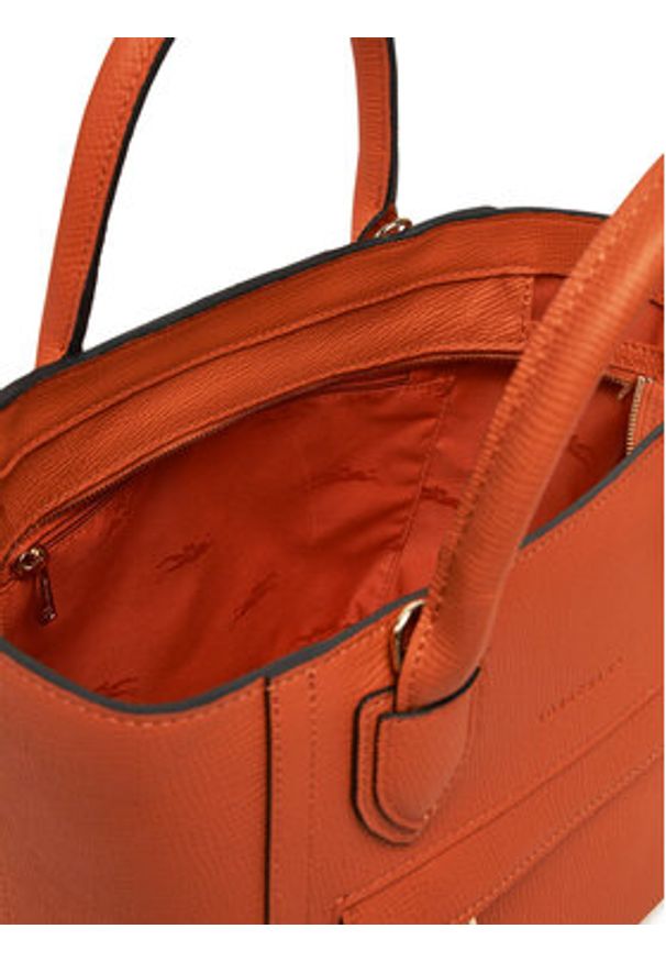 Longchamp Torebka 10104HTA Pomarańczowy. Kolor: pomarańczowy. Materiał: skórzane