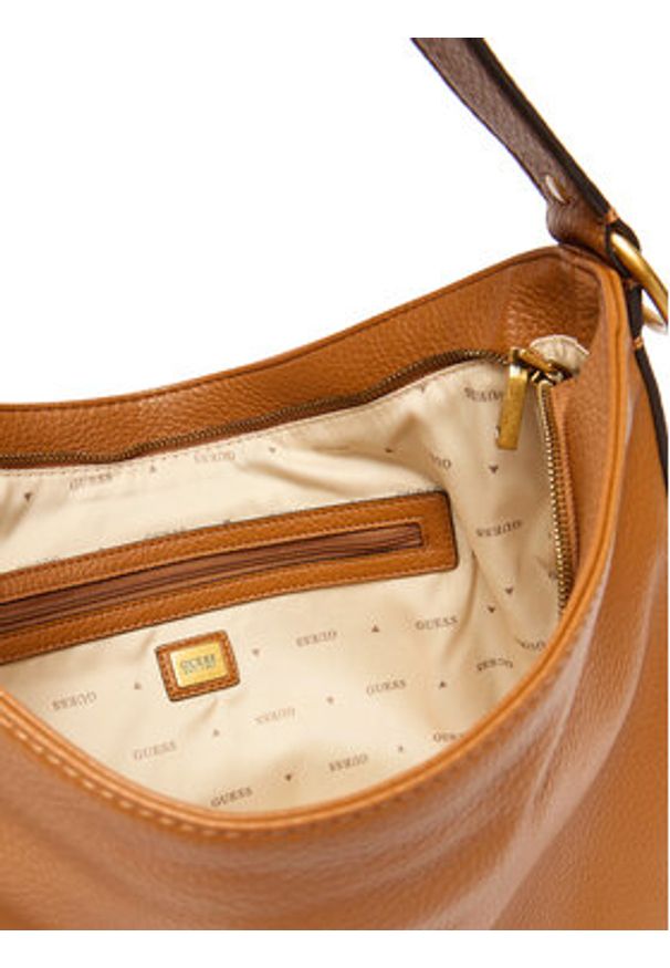 Guess Torebka Camden HWBB93 08180 Brązowy. Kolor: brązowy. Materiał: skórzane
